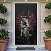 Personalized Poland Husaria Door Cover Polska Winged Hussar Knight Pride