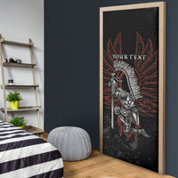 Personalized Poland Husaria Door Cover Polska Winged Hussar Knight Pride