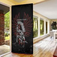 Personalized Poland Husaria Door Cover Polska Winged Hussar Knight Pride