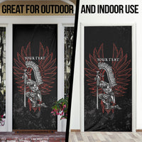 Personalized Poland Husaria Door Cover Polska Winged Hussar Knight Pride