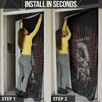 Personalized Poland Husaria Door Cover Polska Winged Hussar Knight Pride