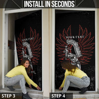 Personalized Poland Husaria Door Cover Polska Winged Hussar Knight Pride