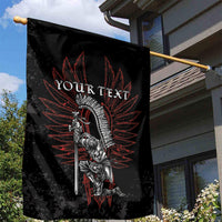 Personalized Poland Husaria Garden Flag Polska Winged Hussar Knight Pride