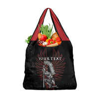 Personalized Poland Husaria Grocery Bag Polska Winged Hussar Knight Pride
