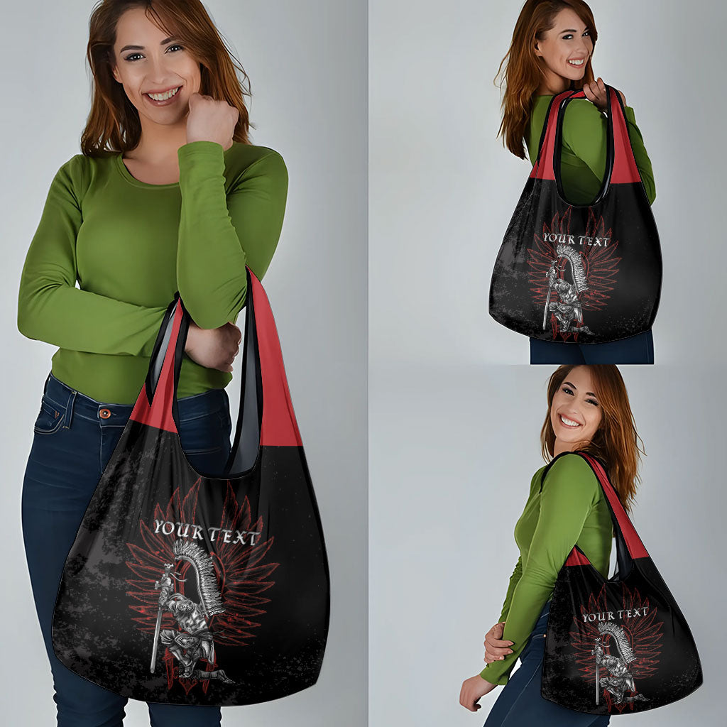 Personalized Poland Husaria Grocery Bag Polska Winged Hussar Knight Pride