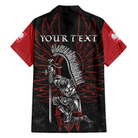 Personalized Poland Husaria Hawaiian Shirt Polska Winged Hussar Knight Pride