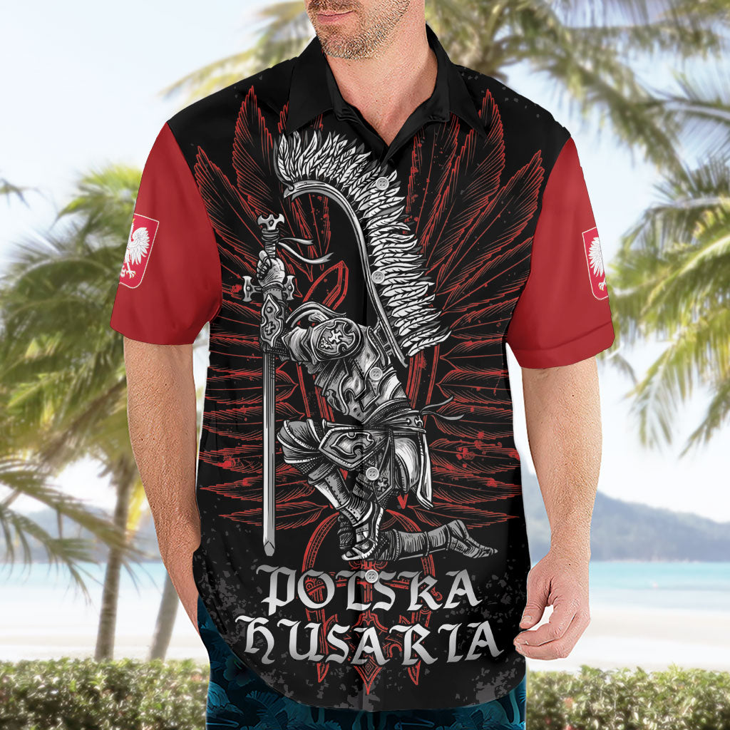 Personalized Poland Husaria Hawaiian Shirt Polska Winged Hussar Knight Pride
