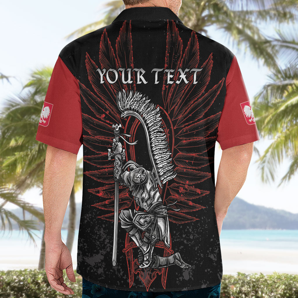 Personalized Poland Husaria Hawaiian Shirt Polska Winged Hussar Knight Pride