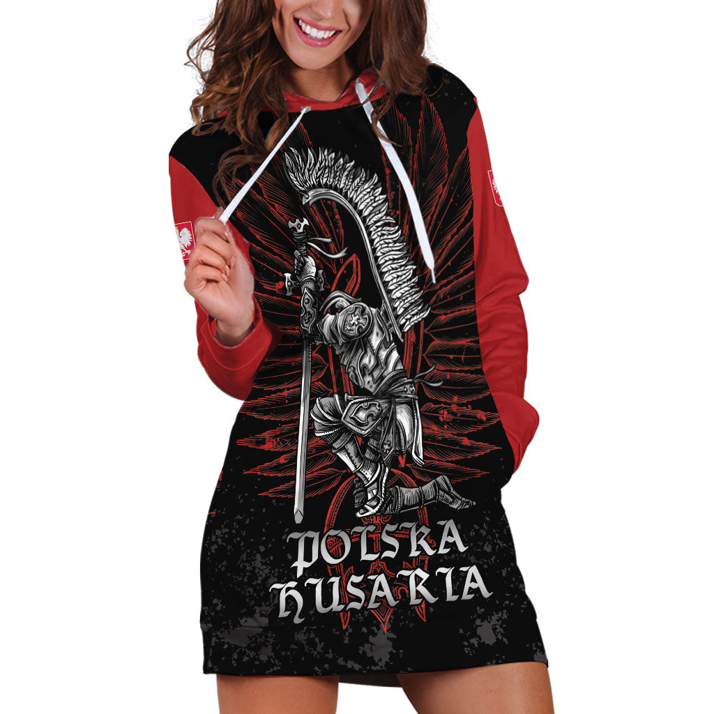 Personalized Poland Husaria Hoodie Dress Polska Winged Hussar Knight Pride
