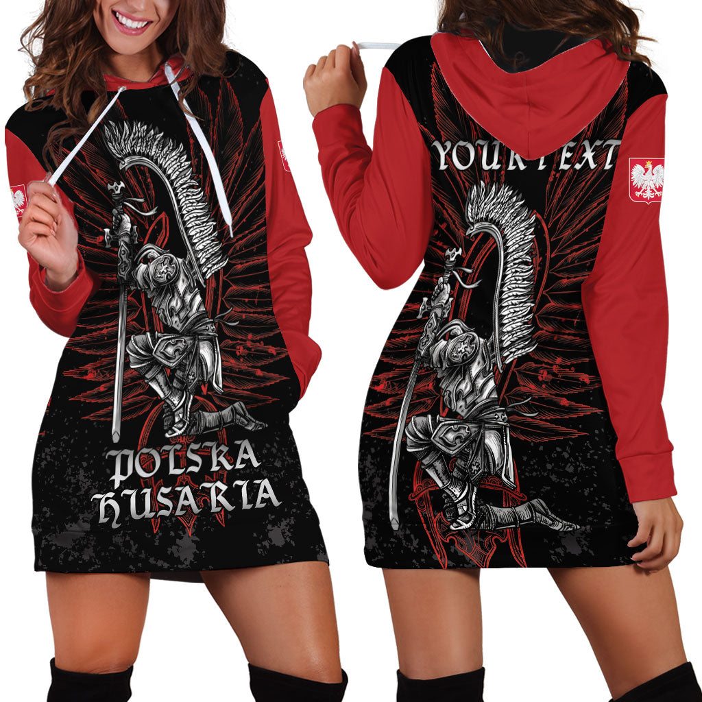 Personalized Poland Husaria Hoodie Dress Polska Winged Hussar Knight Pride