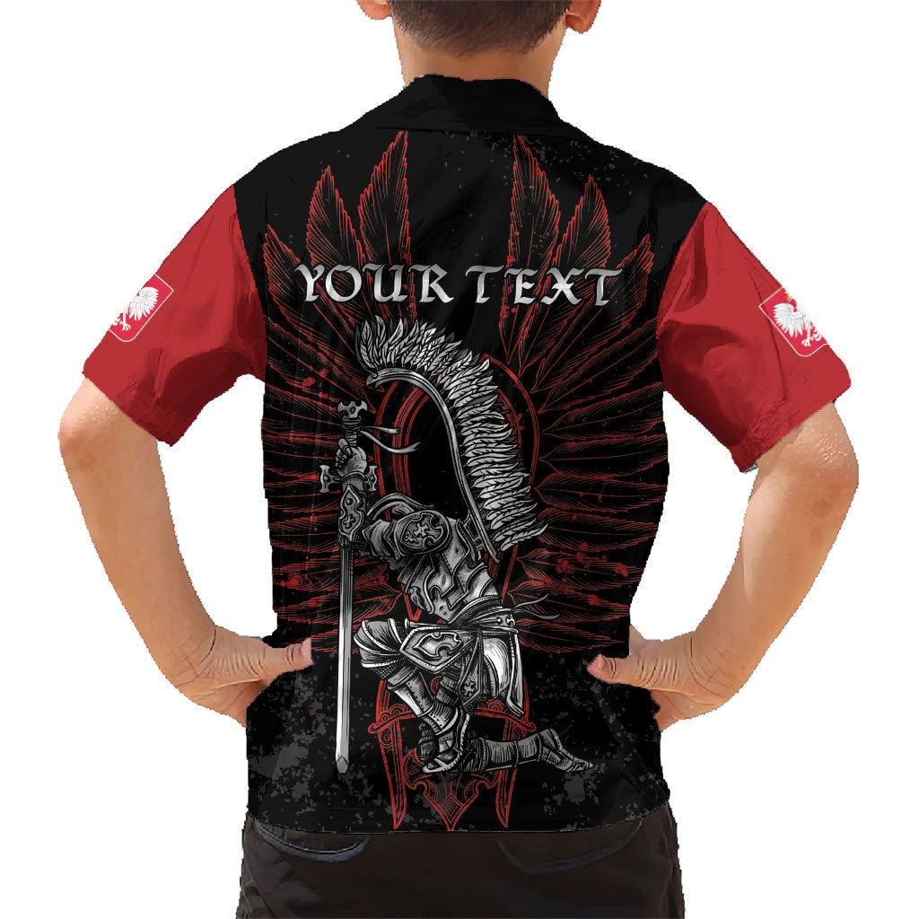 Personalized Poland Husaria Kid Hawaiian Shirt Polska Winged Hussar Knight Pride