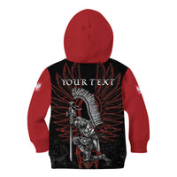 Personalized Poland Husaria Kid Hoodie Polska Winged Hussar Knight Pride