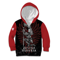 Personalized Poland Husaria Kid Hoodie Polska Winged Hussar Knight Pride