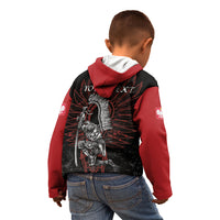 Personalized Poland Husaria Kid Hoodie Polska Winged Hussar Knight Pride