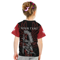 Personalized Poland Husaria Kid T Shirt Polska Winged Hussar Knight Pride
