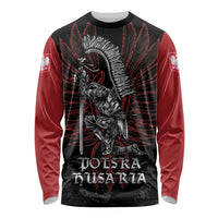 Personalized Poland Husaria Long Sleeve Shirt Polska Winged Hussar Knight Pride