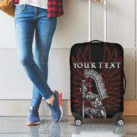 Personalized Poland Husaria Luggage Cover Polska Winged Hussar Knight Pride