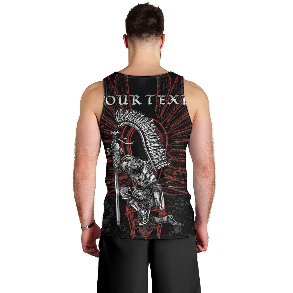 Personalized Poland Husaria Men Tank Top Polska Winged Hussar Knight Pride