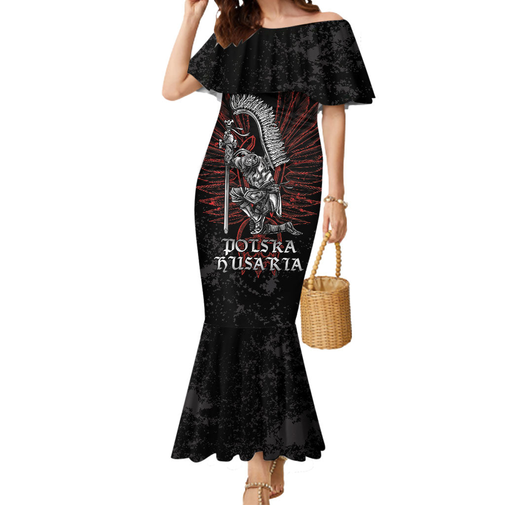Personalized Poland Husaria Mermaid Dress Polska Winged Hussar Knight Pride