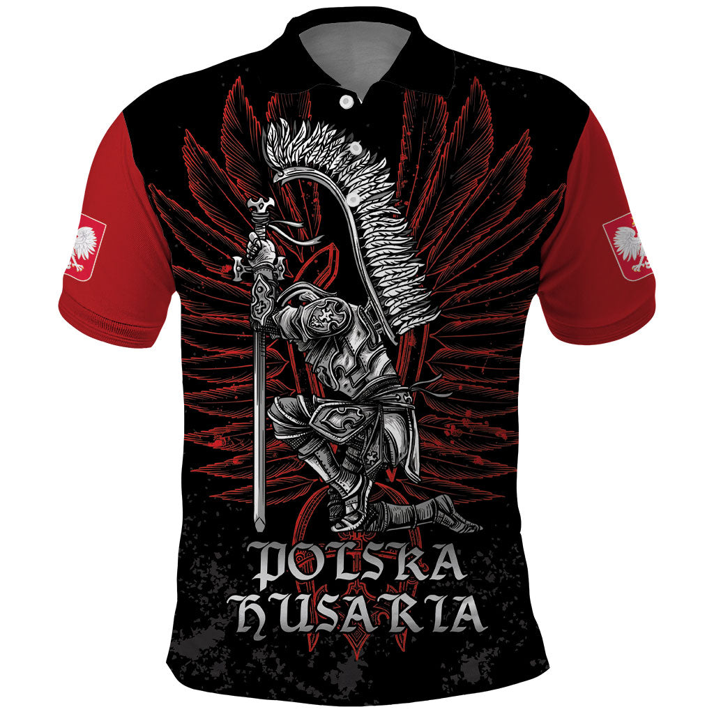Personalized Poland Husaria Polo Shirt Polska Winged Hussar Knight Pride