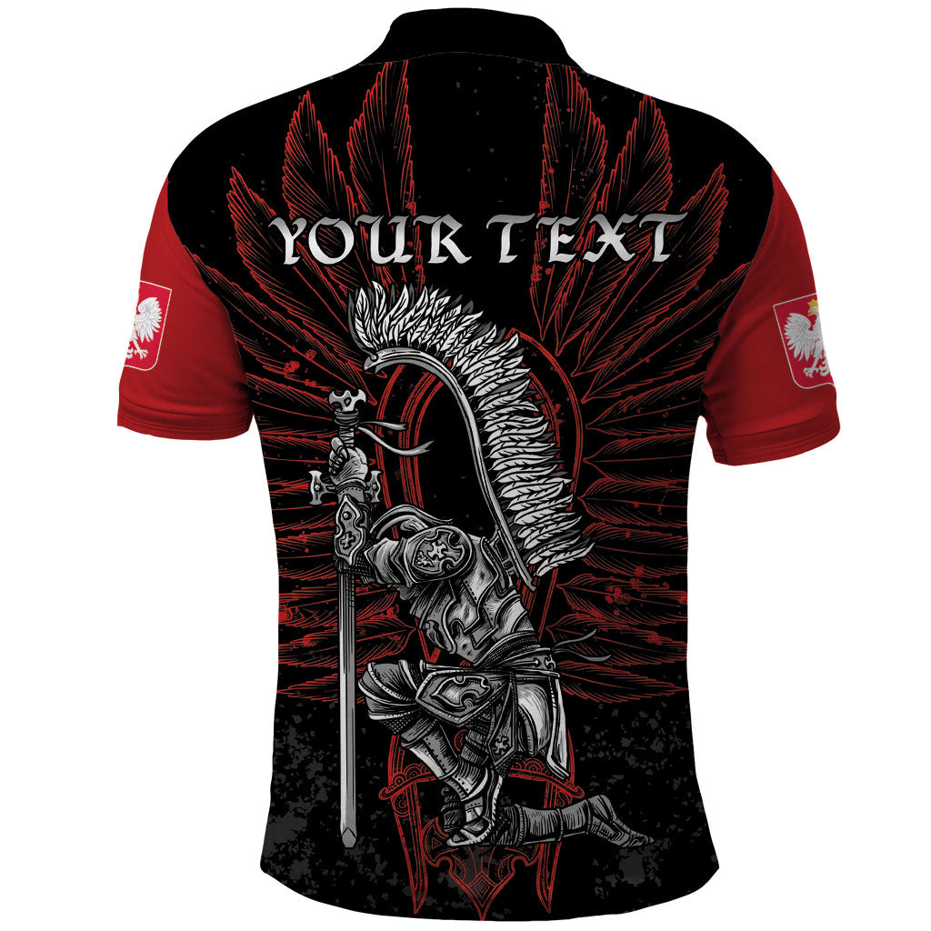 Personalized Poland Husaria Polo Shirt Polska Winged Hussar Knight Pride