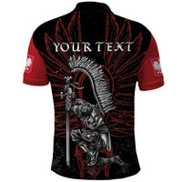 Personalized Poland Husaria Polo Shirt Polska Winged Hussar Knight Pride
