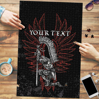 Personalized Poland Husaria Puzzle Polska Winged Hussar Knight Pride