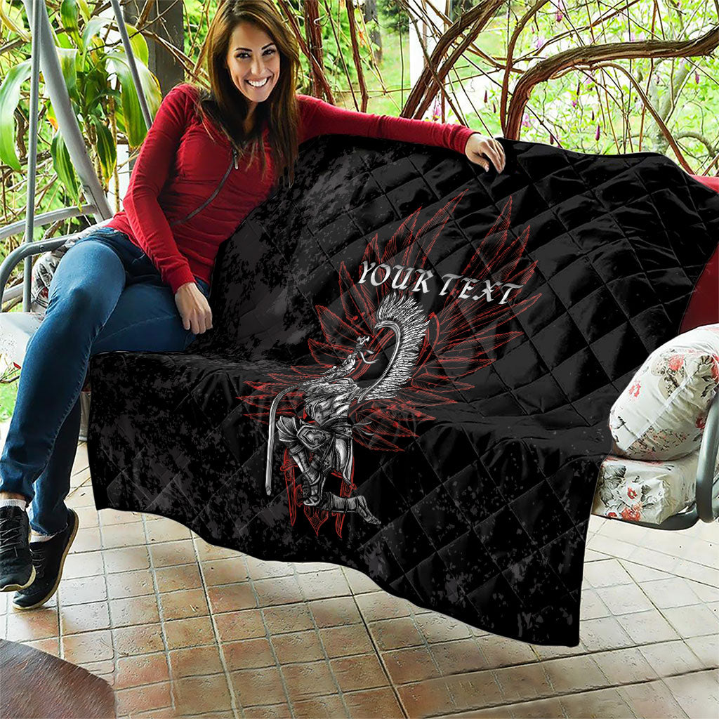 Personalized Poland Husaria Quilt Polska Winged Hussar Knight Pride