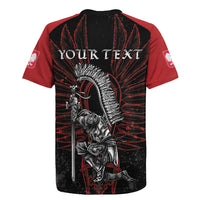 Personalized Poland Husaria Rugby Jersey Polska Winged Hussar Knight Pride