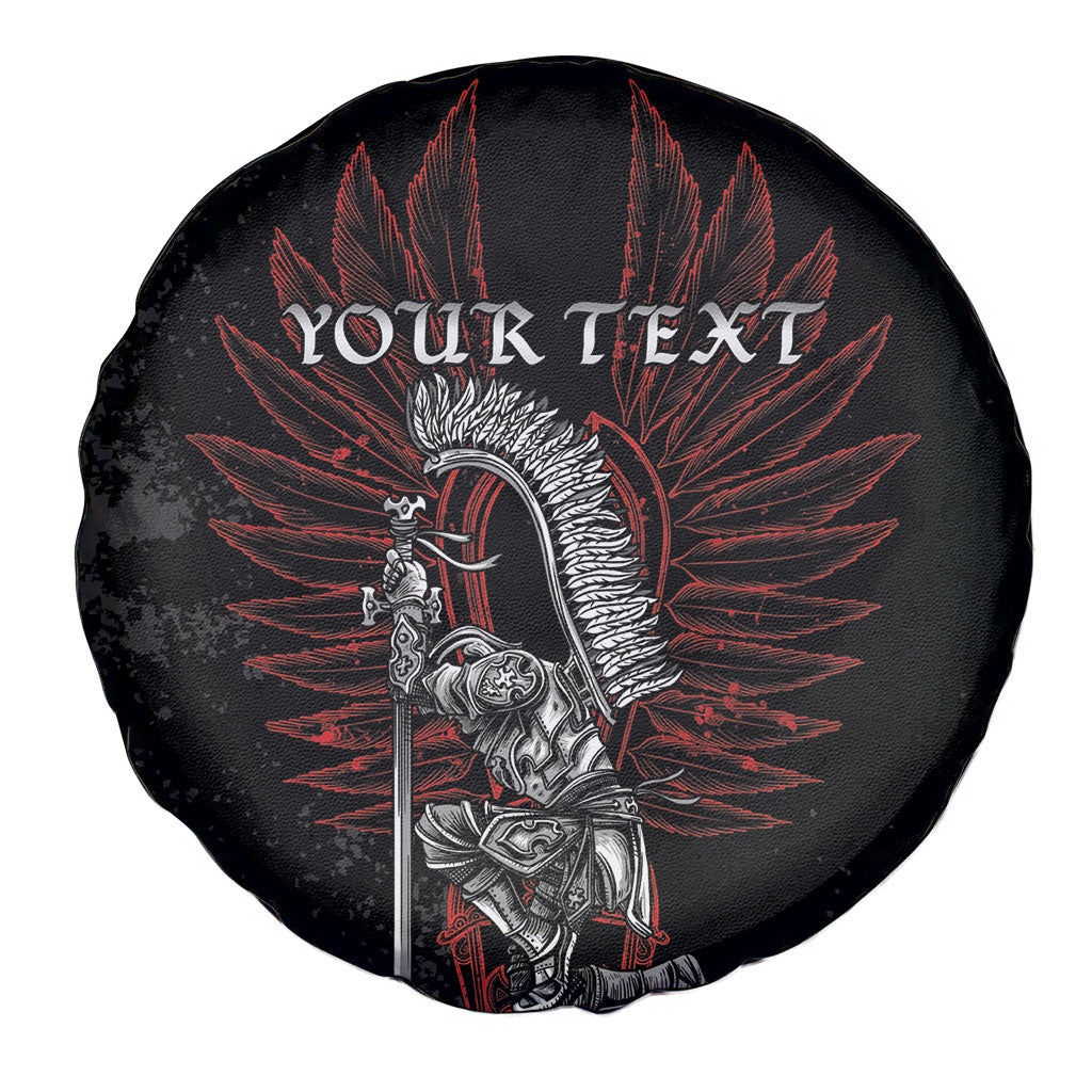 Personalized Poland Husaria Spare Tire Cover Polska Winged Hussar Knight Pride