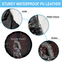 Personalized Poland Husaria Spare Tire Cover Polska Winged Hussar Knight Pride