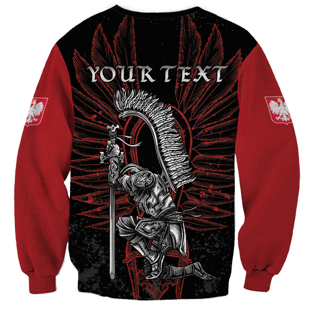 Personalized Poland Husaria Sweatshirt Polska Winged Hussar Knight Pride