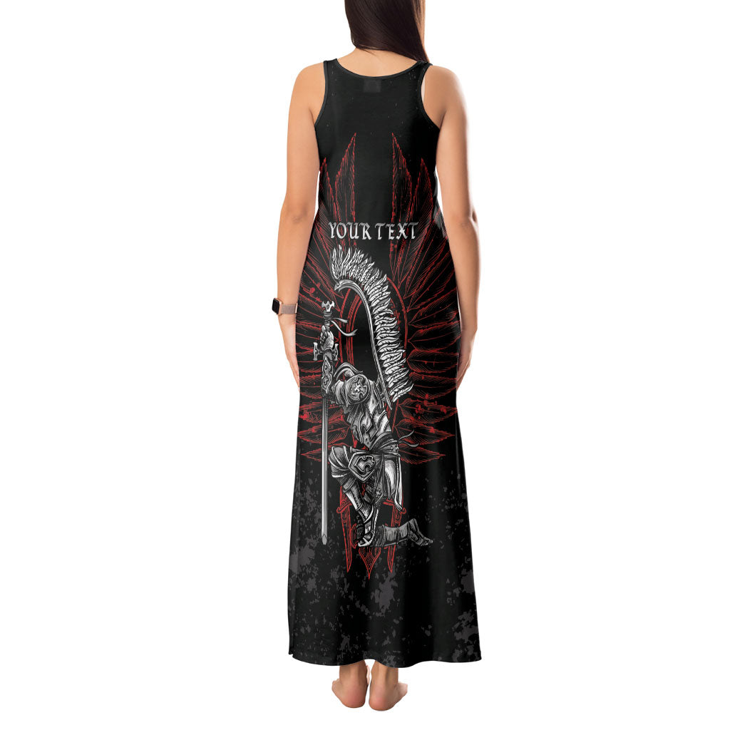 Personalized Poland Husaria Tank Maxi Dress Polska Winged Hussar Knight Pride