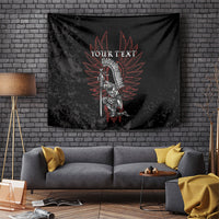 Personalized Poland Husaria Tapestry Polska Winged Hussar Knight Pride
