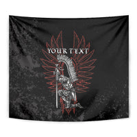 Personalized Poland Husaria Tapestry Polska Winged Hussar Knight Pride