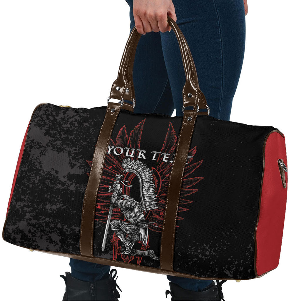 Personalized Poland Husaria Travel Bag Polska Winged Hussar Knight Pride
