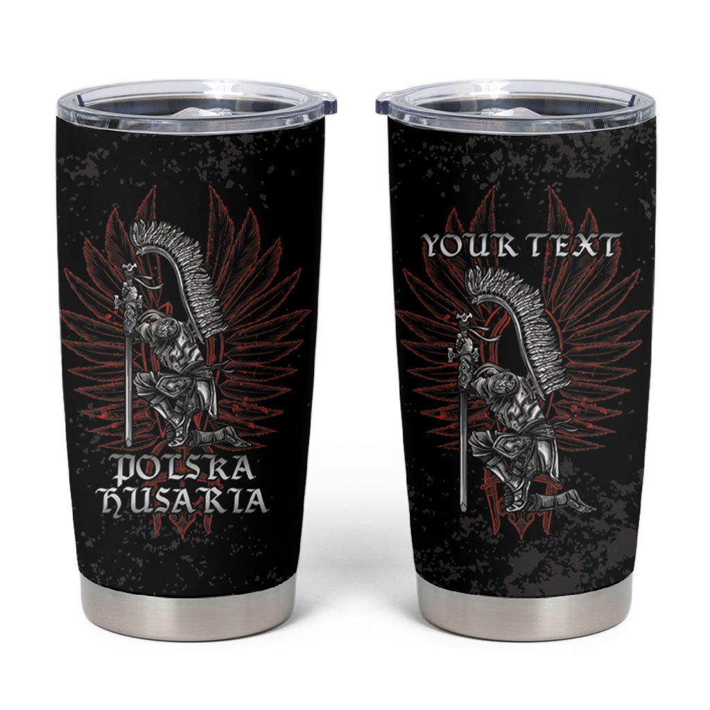 Personalized Poland Husaria Tumbler Cup Polska Winged Hussar Knight Pride