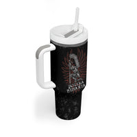 Personalized Poland Husaria Tumbler With Handle Polska Winged Hussar Knight Pride