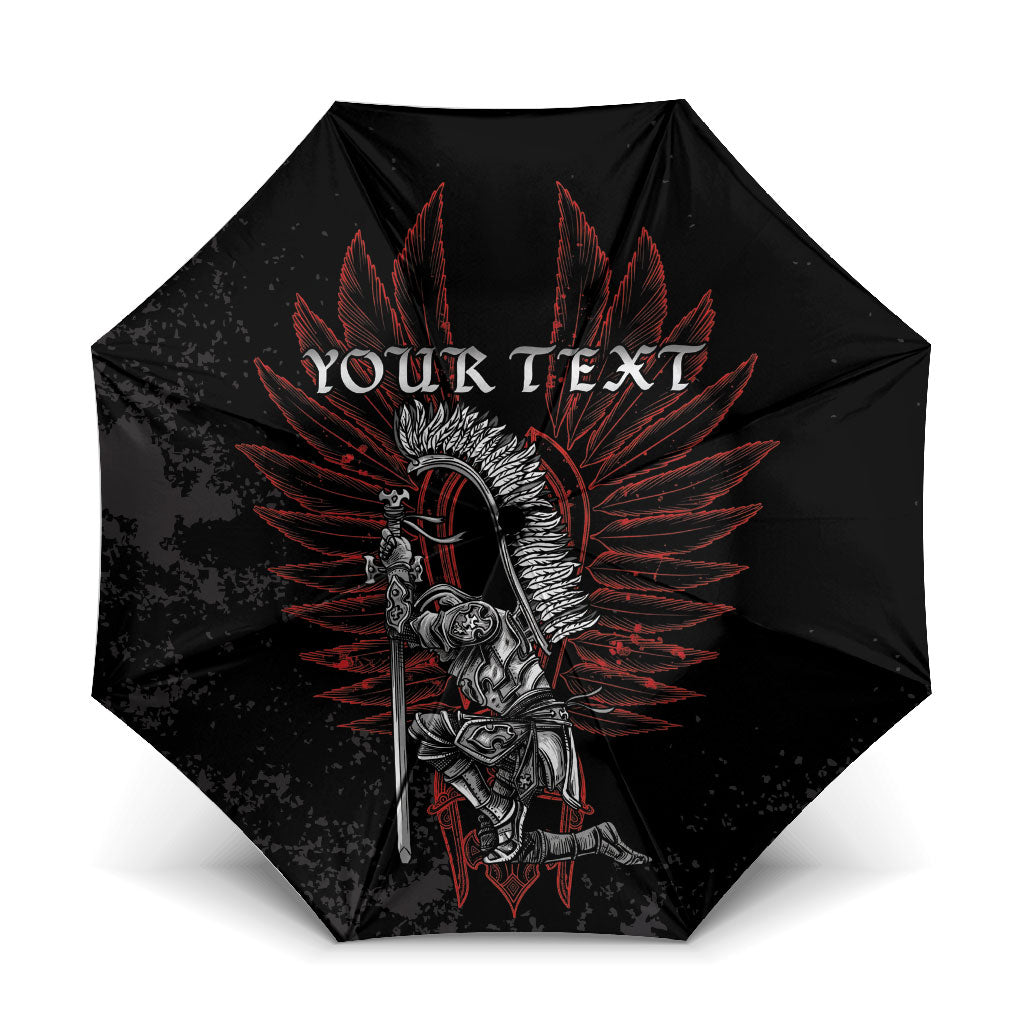 Personalized Poland Husaria Umbrella Polska Winged Hussar Knight Pride