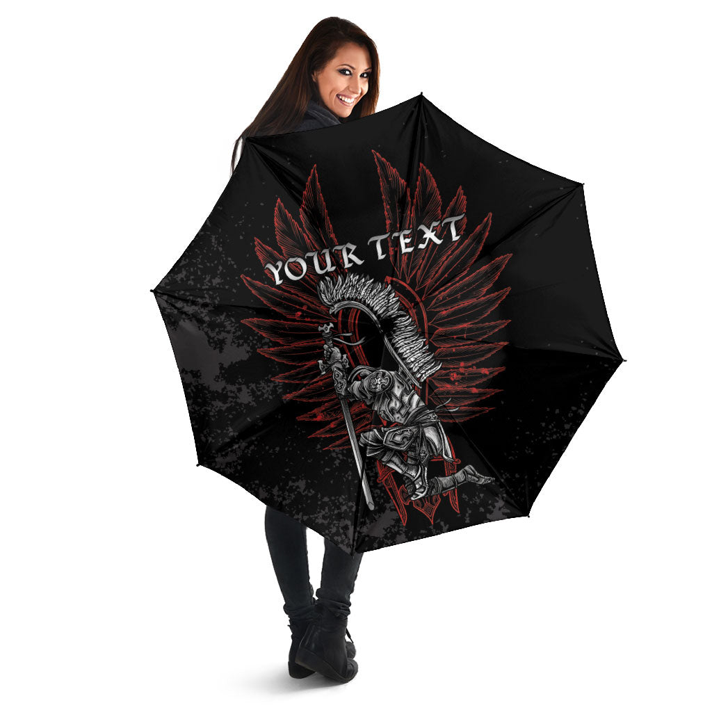 Personalized Poland Husaria Umbrella Polska Winged Hussar Knight Pride