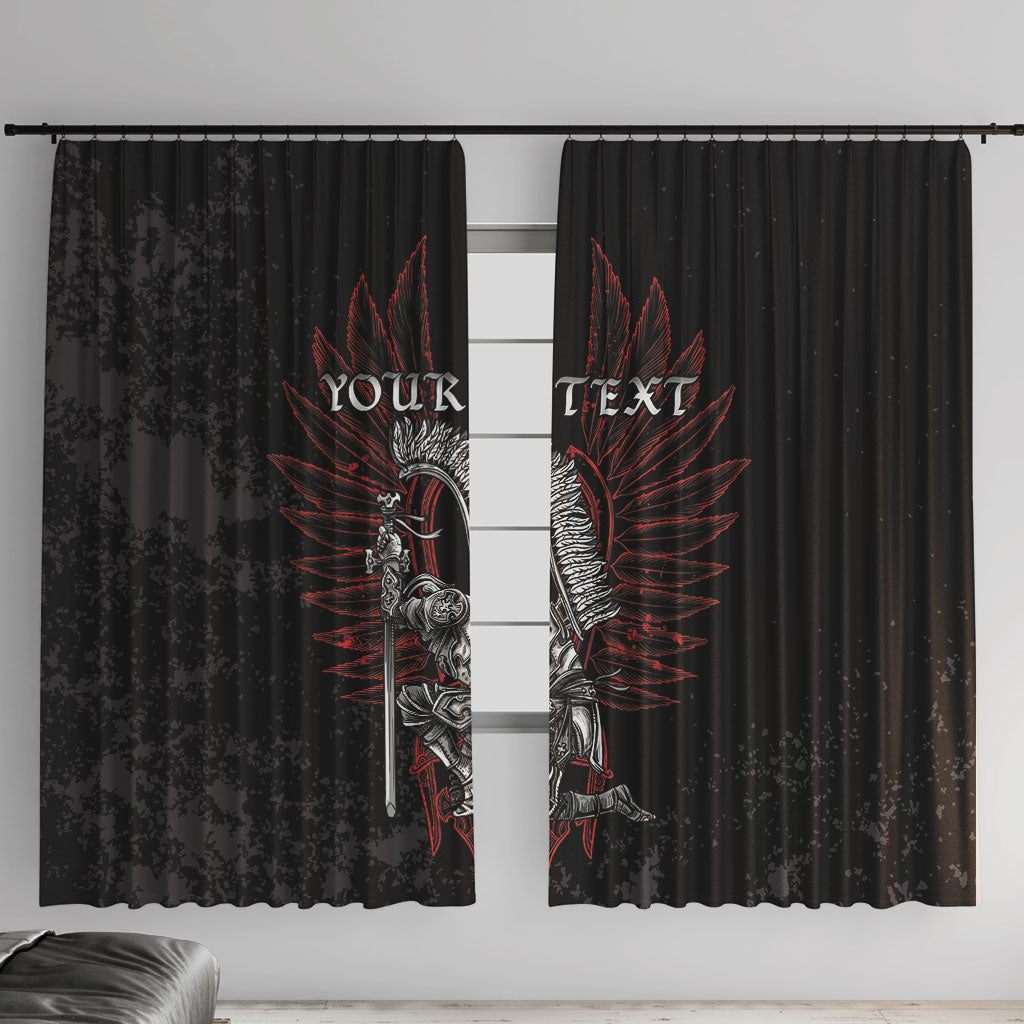 Personalized Poland Husaria Window Curtain Polska Winged Hussar Knight Pride