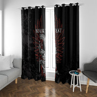 Personalized Poland Husaria Window Curtain Polska Winged Hussar Knight Pride
