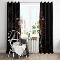 Personalized Poland Husaria Window Curtain Polska Winged Hussar Knight Pride