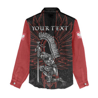 Personalized Poland Husaria Women Casual Shirt Polska Winged Hussar Knight Pride