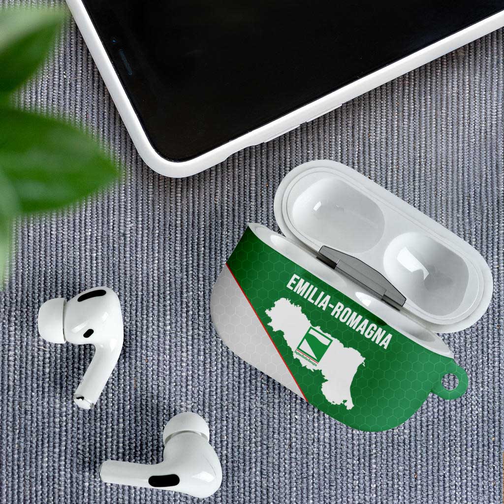Italy Emilia-Romagna AirPods Case Map With Flag Style - Wonder Print Shop
