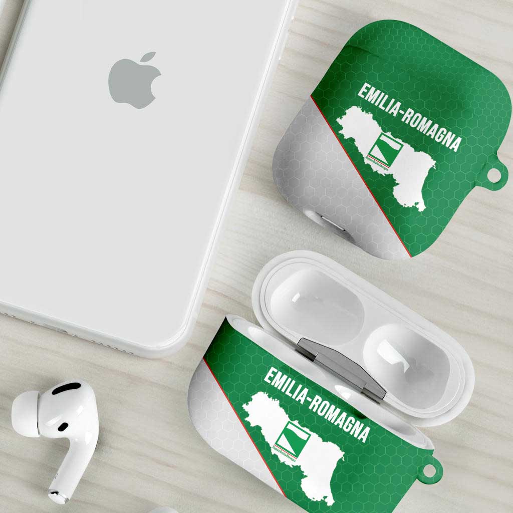Italy Emilia-Romagna AirPods Case Map With Flag Style - Wonder Print Shop