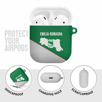 Italy Emilia-Romagna AirPods Case Map With Flag Style - Wonder Print Shop