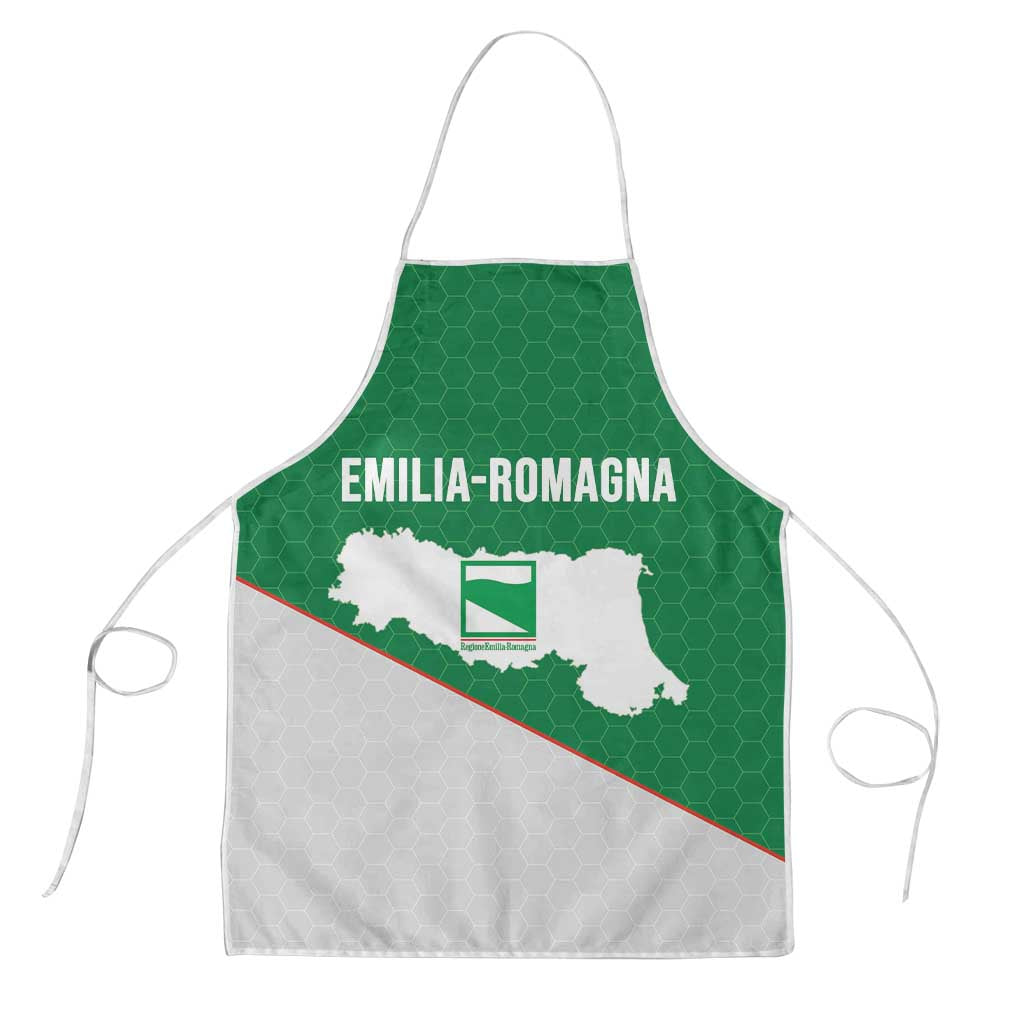 Italy Emilia-Romagna Apron Map With Flag Style - Wonder Print Shop