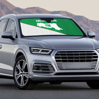 Italy Emilia-Romagna Auto Sun Shade Map With Flag Style - Wonder Print Shop