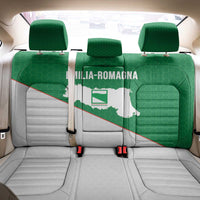 Italy Emilia-Romagna Back Car Seat Cover Map With Flag Style - Wonder Print Shop